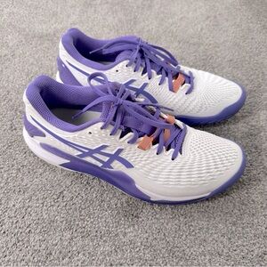 ASICS Gel Resolution 9 Womens Size 9 Wide Tennis Court Shoes